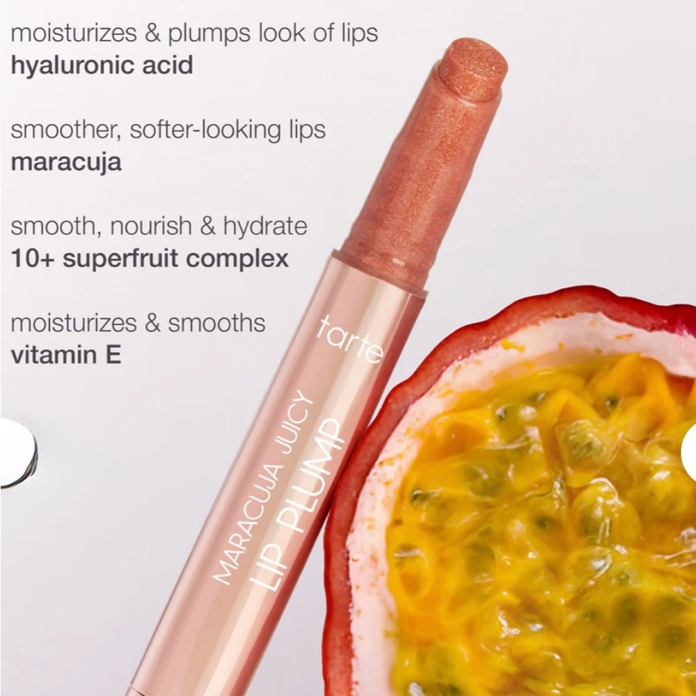 Tarte Maracuja Juicy Lip Pump Rose Shimmer Glass - Picture 6 of 7